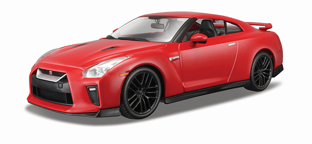 BBURAGO - 1:24 Plus Nissan GT-R Red