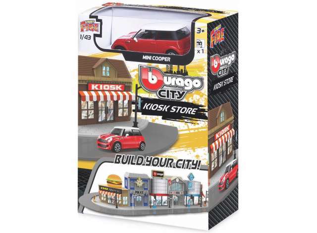 BBURAGO - 1:43 Street Fire City Chio?c Magazin