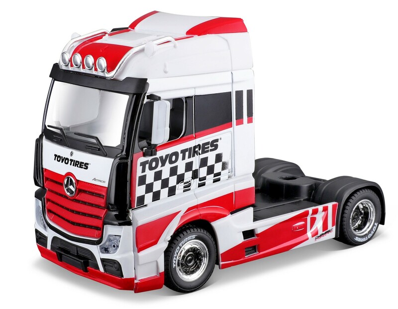 BBURAGO - 1:43 MB Actros Gigaspace Ro?u / Alb