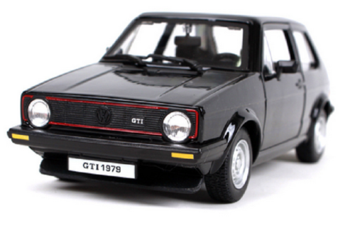 BBURAGO - 1:24 Plus Volkswagen Golf MK1 GTI Negru