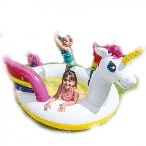 INTEX - Piscină pentru copii INTEX 57441 Unicorn cu du?