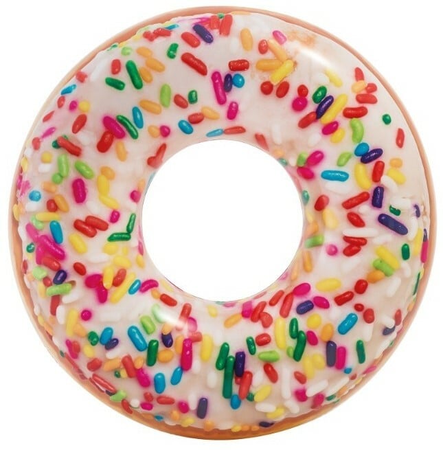 INTEX - Roată gonflabilă Donut Rainbow 56263