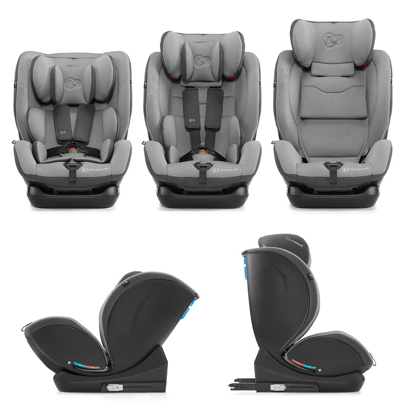 KINDERKRAFT - Scaun auto MyWay Isofix gri 0-36kg 2019/2020