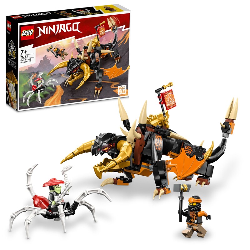 LEGO - NINJAGO71782 Dragonul de Pământ al lui Cole EVO