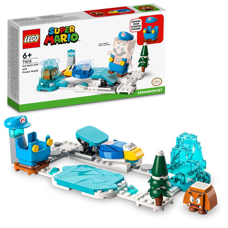 LEGO - Super Mario 71415 Ice Mario and Frozen World - Set de expansiune