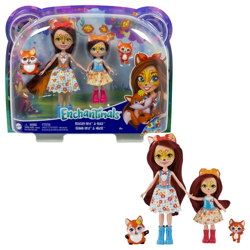 MATTEL - PapusaEnchantimals felicity vulpea si sora