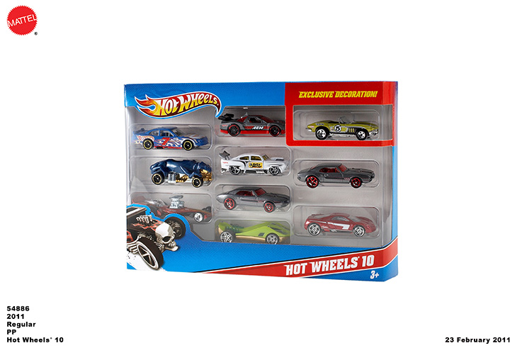 MATTEL - Hot Wheels CARS 10PACK