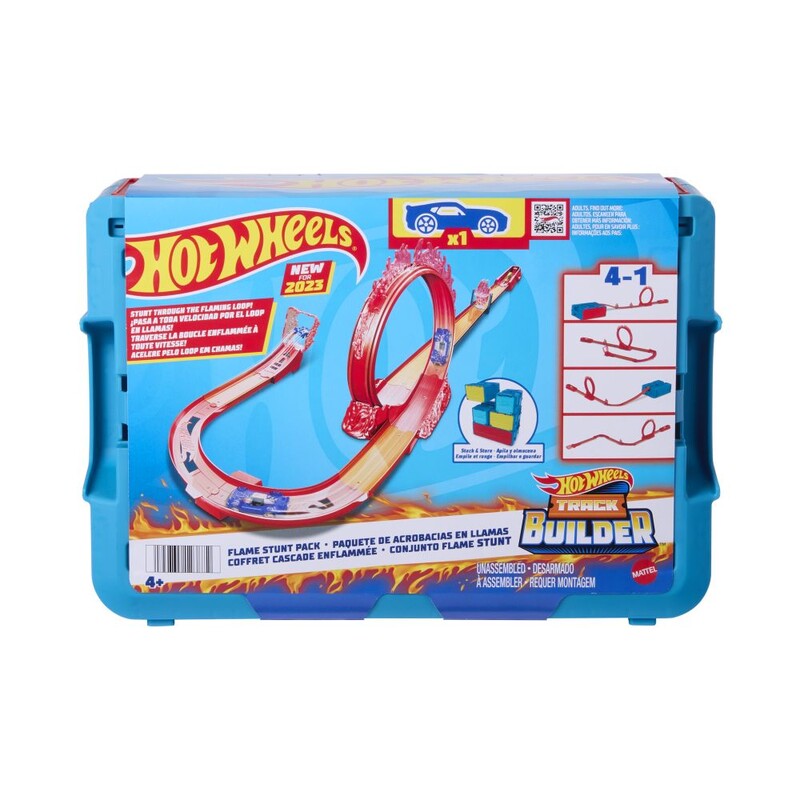 MATTEL - Hot Wheels, constructor de piste, pistă de foc