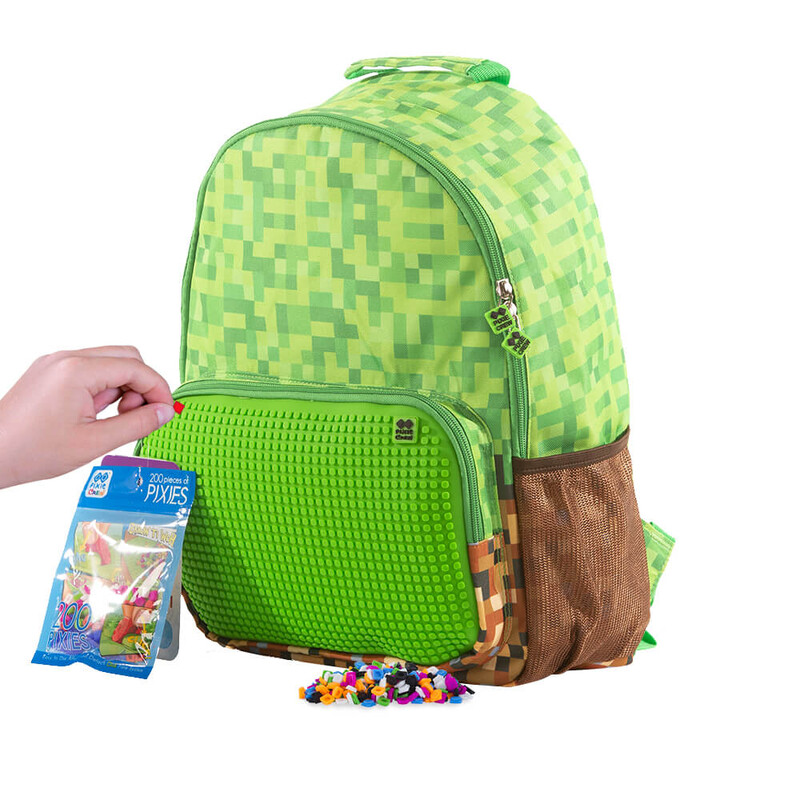 PIXIE CREW - Rucsac de agrement Adventure - cub verde-maro