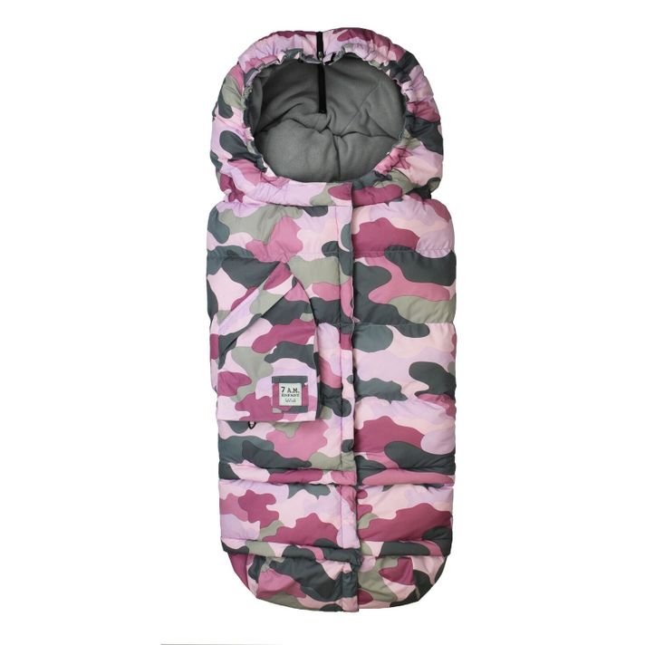 7 A.M. ENFANT - Enfant Blanket 212 Evolution Sac de picioare Camo Pink