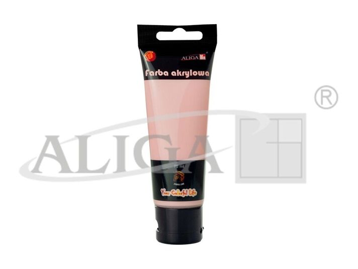 ALIGA - Vopsea acrilică 75 ml pastel roz FTP-413