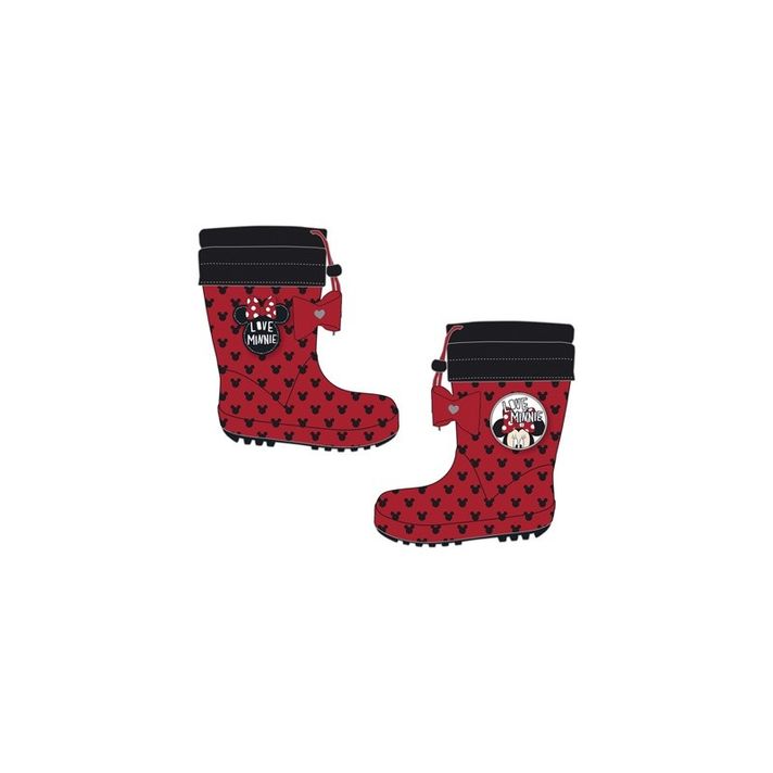 ARDITEX - Cizme de ploaie pentru fete MINNIE MOUSE Red