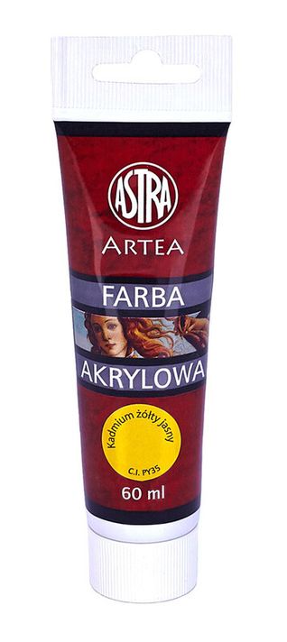 ASTRA - Vopsea acrilică 60ml galben deschis kadmium