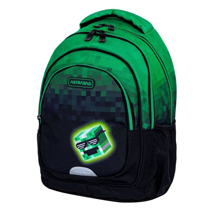 ASTRA - Ghiozdan școlar pentru clasa I AstraBAG PIXEL HERO, AB330, 502024095