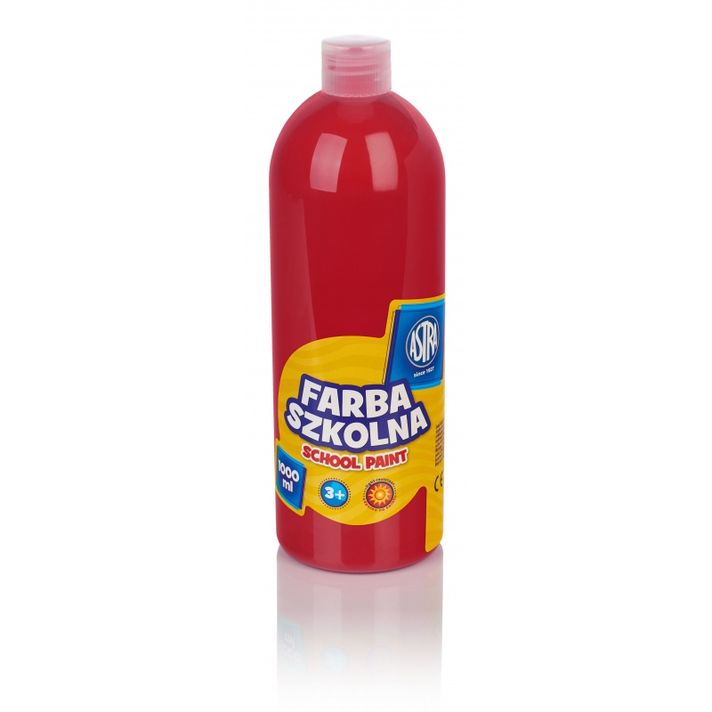 ASTRA - Vopsea tempera pentru afișe 1000ml Roșu, 301217049