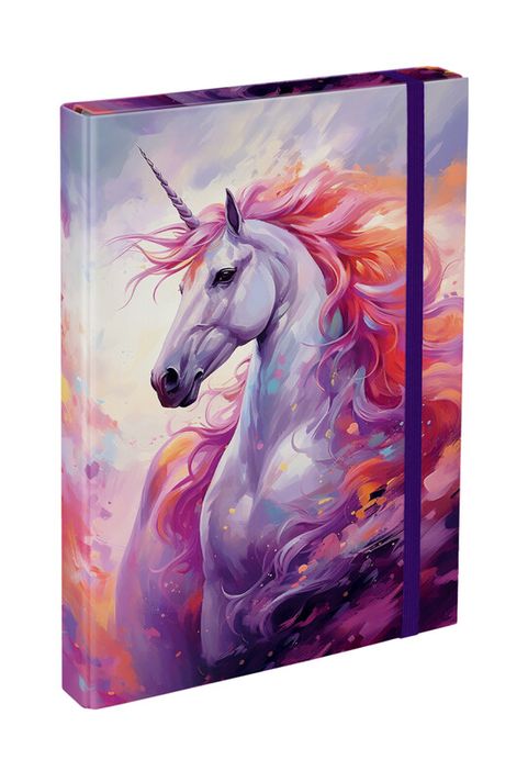 BAAGL - Dosare pentru caiete scolare A4 Regatul Unicorn