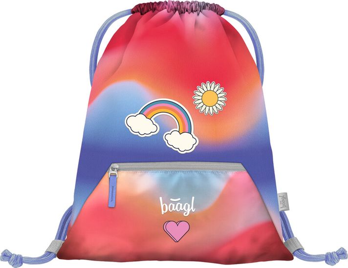 BAAGL - Sac cu compartiment cu fermoar Hippie