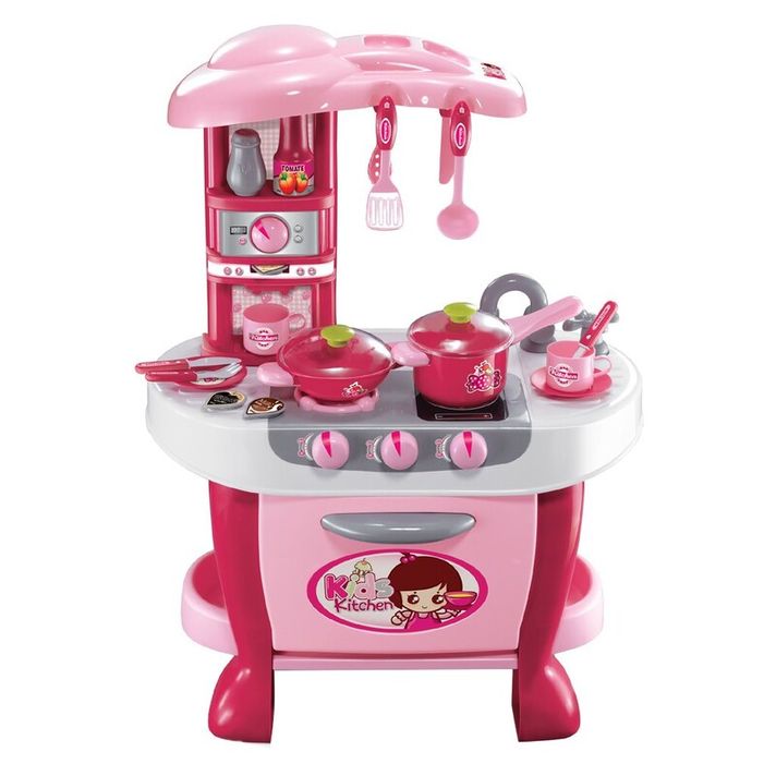 BABY MIX - Bucătărie mare pentru copii cu senzor tactil + accesorii