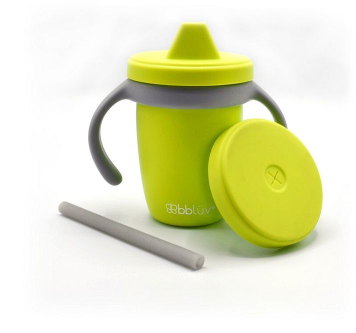 BBLÜV - Küp Sippy Cup Cupa de silicon Lime