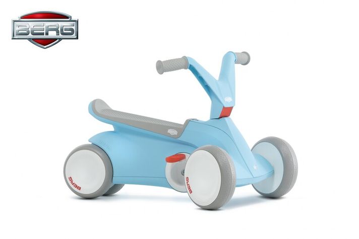 BERG - GO - 2in1, bicicleta fara pedale si tricicleta albastru