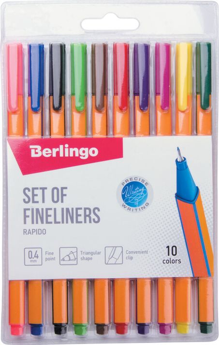 BERLINGO - Marker Berlingo Rapido 10 culori