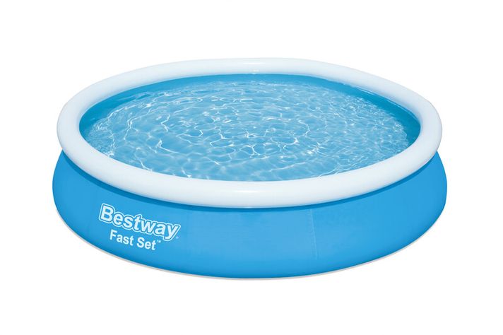 BESTWAY - Piscina supraterana rotunda Fast Set,  filtrare cu cartuş, diametru 3,66 m, inaltime 76 cm