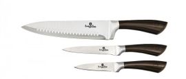 BLAUMANN - Set de cuțite 3pcs Shiny Black, BH-2667