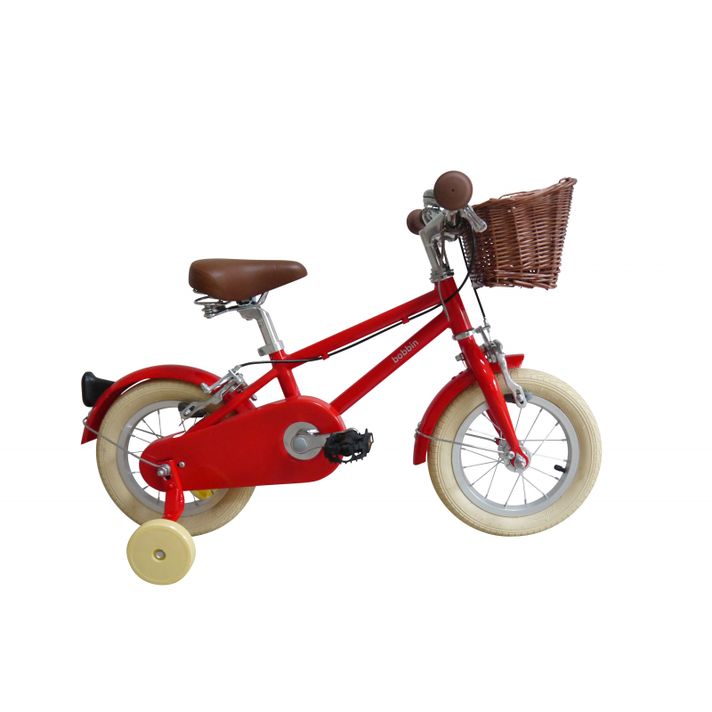 BOBBIN - Bicicletă pentru copii Moonbug 12" Red