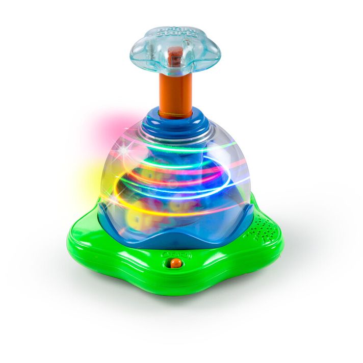 BRIGHT STARTS - Jucărie muzicală luminosă Press & Glow Spinner 6l+