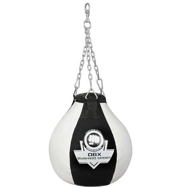 BUSHIDO - Pera de box DBX SK15 negru-alb 15 kg