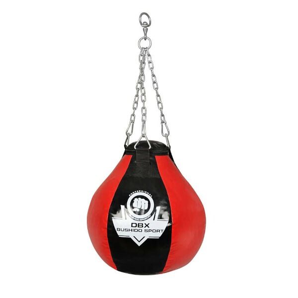 BUSHIDO - Pera de box DBX SK15 negru-roșu 15 kg