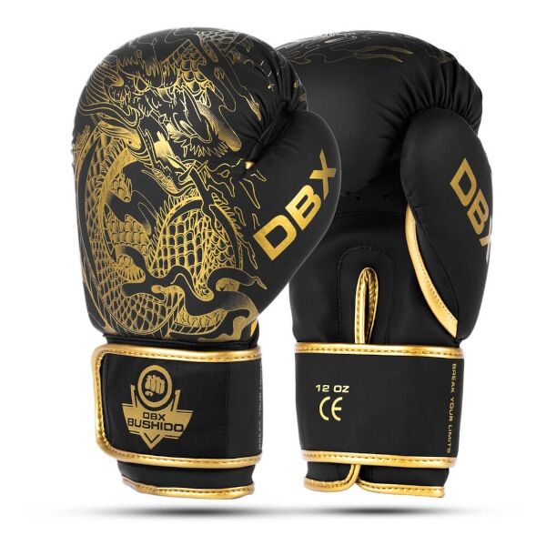 BUSHIDO - Mănuși de box DBX Gold Dragon, 10