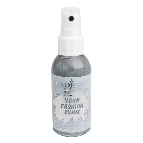 CADENCE - Spray cu perle pentru textile închise la culoare, gri,100ml