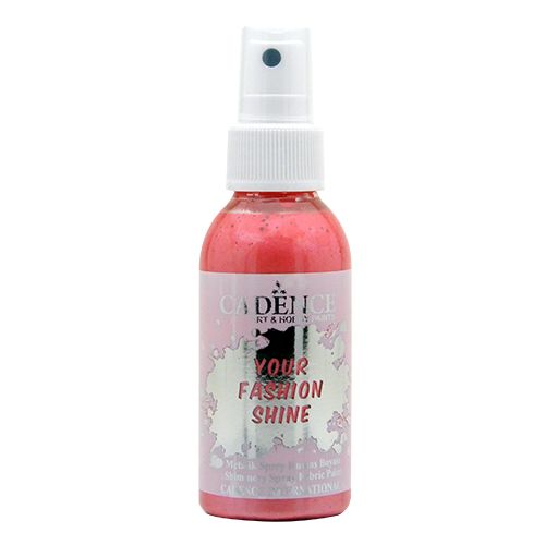 CADENCE - Spray cu perle pentru textile închise la culoare,roșu 100ml