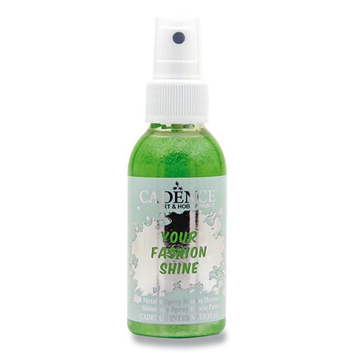 CADENCE - Spray cu perle pentru textile închise la culoare,verde 100ml