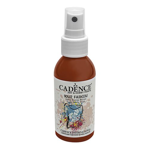 CADENCE - Vopsea textilă spray, roșu, 100ml