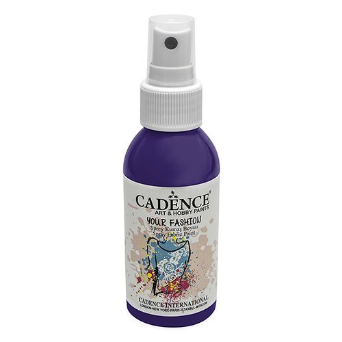 CADENCE - Vopsea textilă spray, violet, 100ml