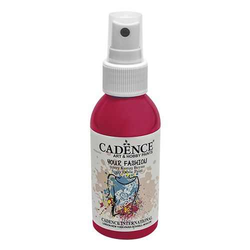 CADENCE - Vopsea textilă spray, fucsie, 100ml