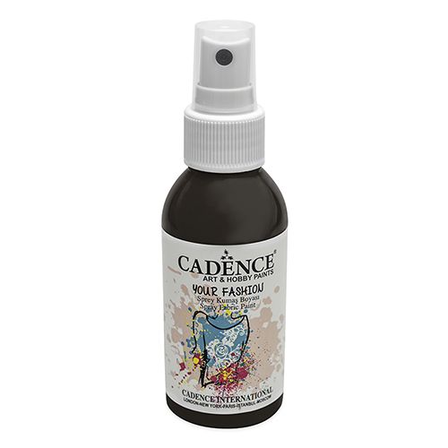 CADENCE - Vopsea textilă spray, maro, 100ml