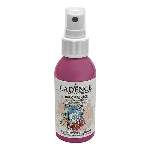 CADENCE - Vopsea textilă spray, roz, 100ml