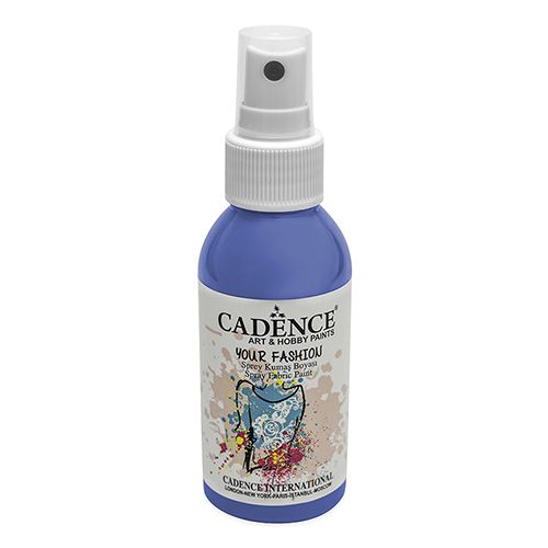 CADENCE - Vopsea textilă spray, albastru deschis, 100ml