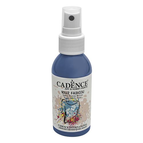 CADENCE - Vopsea textilă spray,turcoaz închis, 100ml