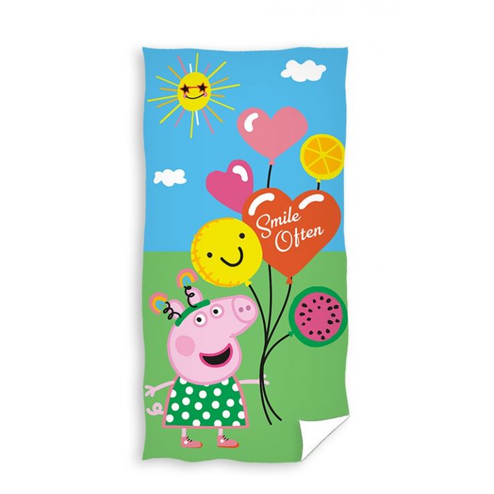 CARBOTEX - Prosop din bumbac 70/140cm PEPPA PIG, PP213016