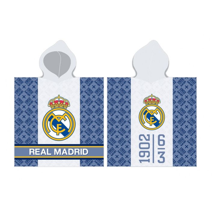 CARBOTEX - Poncho din bumbac 60/120cm REAL MADRID C.F., RM172067