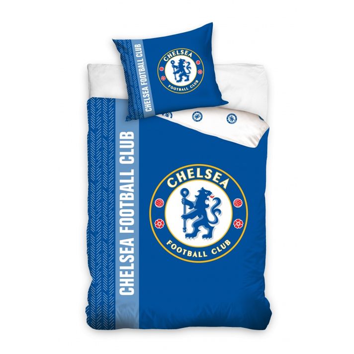 CARBOTEX - CARBOTEX Cearșafuri reversibile din bumbac CHELSEA F.C., 140/200+70/90, CFC201002