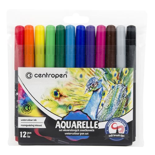 CENTROPEN - Markere 8683 Aquarelle - set de 12 buc