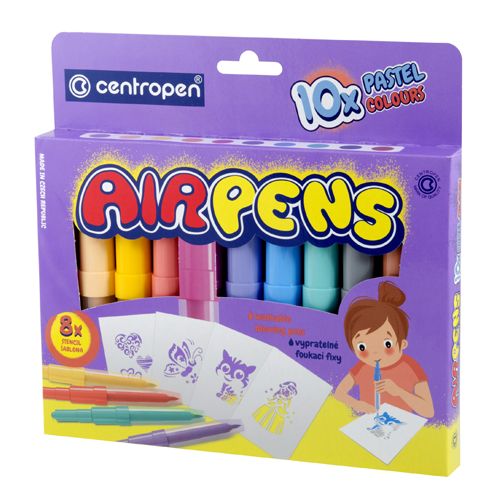 CENTROPEN - Markere - de suflat 1500/10 Pastel Colours