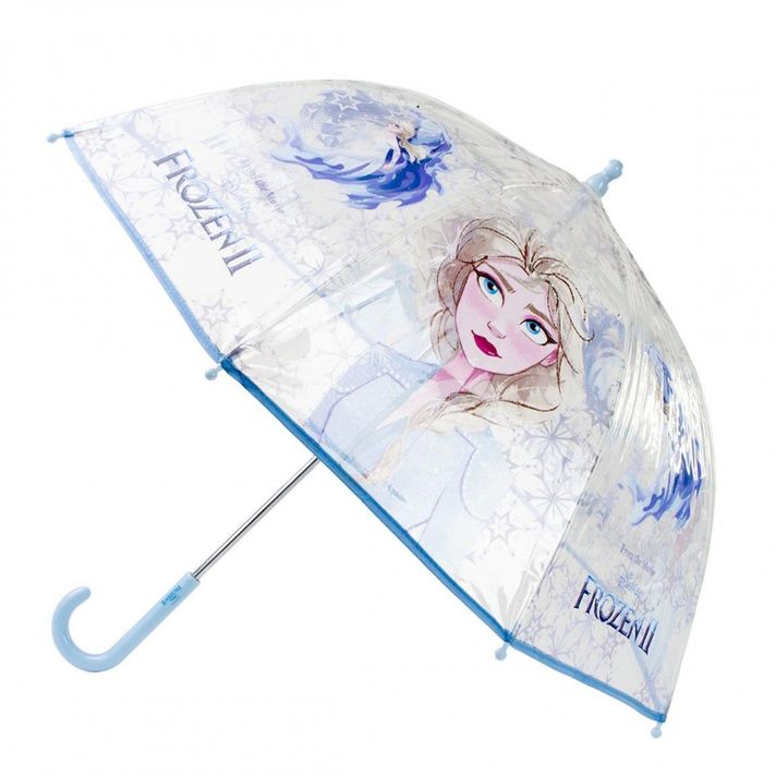 CERDÁ - Umbrelă pentru copii DISNEY FROZEN II Elsa Transparent, 2400000616