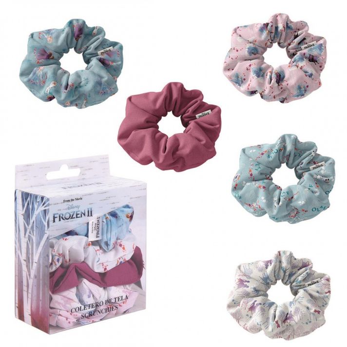 CERDÁ - Scrunchies elastice de păr 5buc DISNEY FROZEN, 2500001912