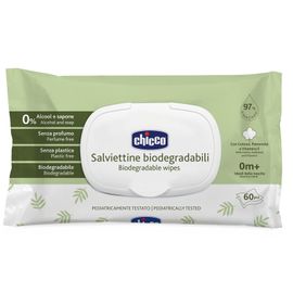 CHICCO – Servetele umede pentru copii fără conținut de plastic 60 buc